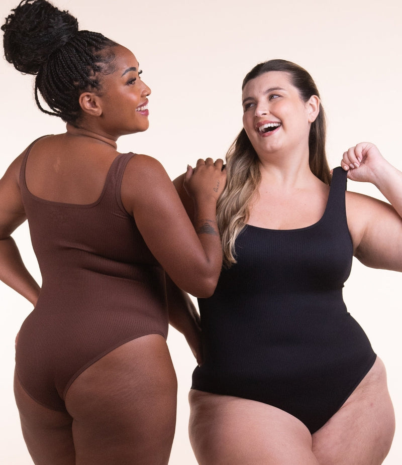 Body Shaper Canelado Modelador - Compre 1 Leve 2: Transforme Sua Silhueta Hoje!