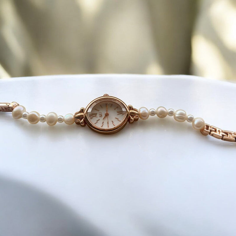 Elegant Pearl Watch