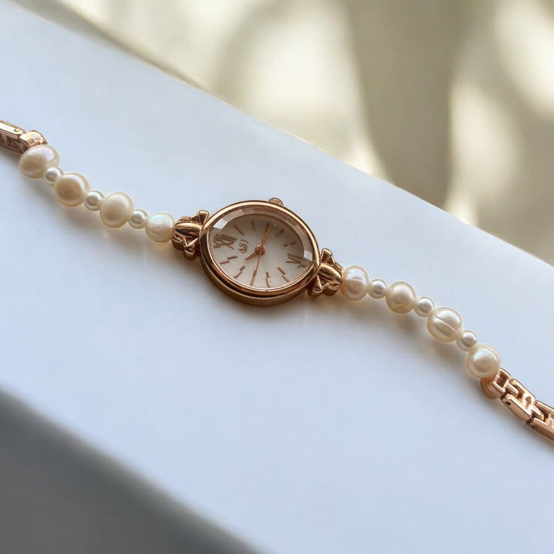 Elegant Pearl Watch