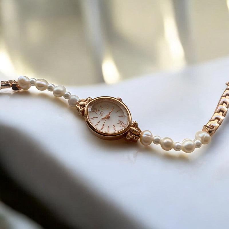 Elegant Pearl Watch