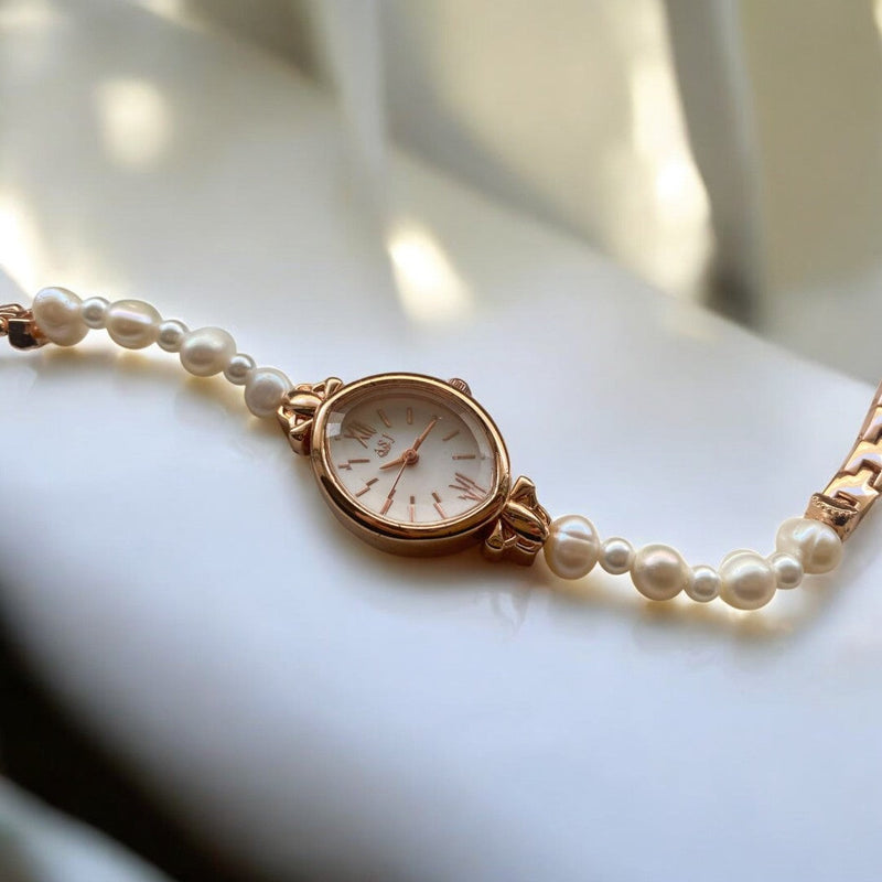 Elegant Pearl Watch