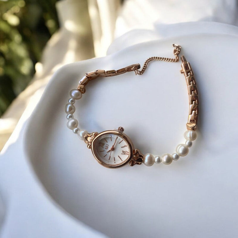 Elegant Pearl Watch