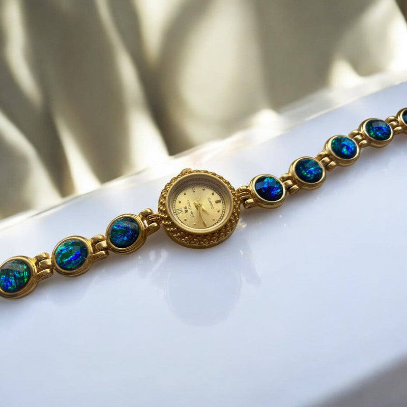 Iridescent Vintage Gemstone Watch