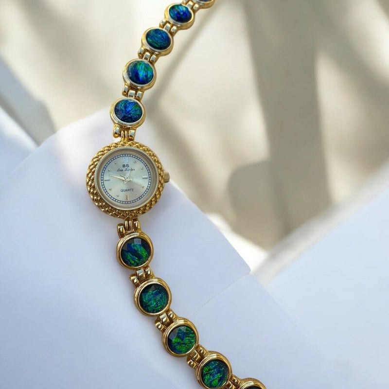 Iridescent Vintage Gemstone Watch