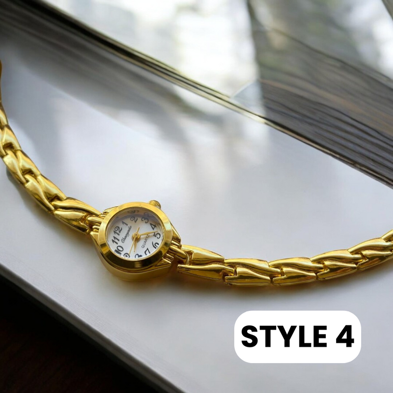 Soleil Vintage Gold Oval Dial Watch