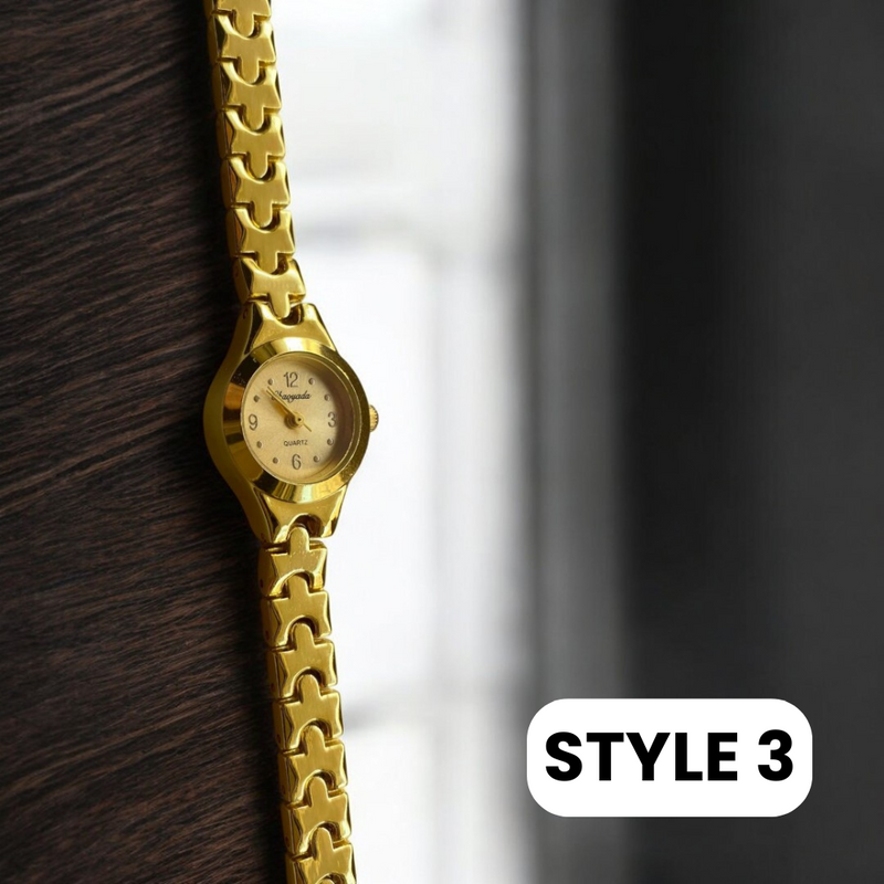 Soleil Vintage Gold Oval Dial Watch