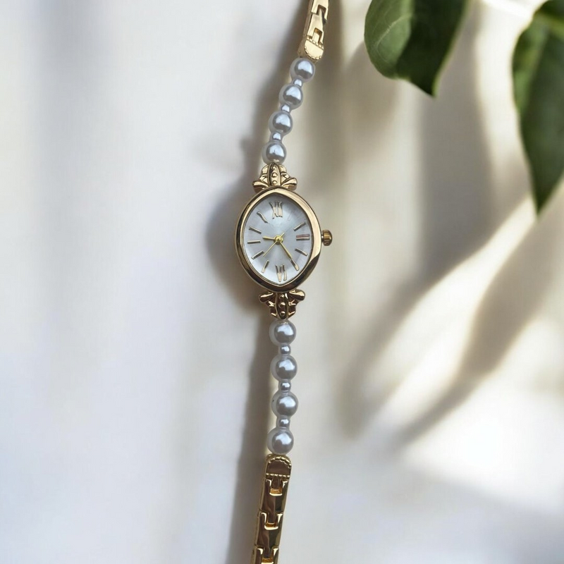 Elegant Pearl Watch