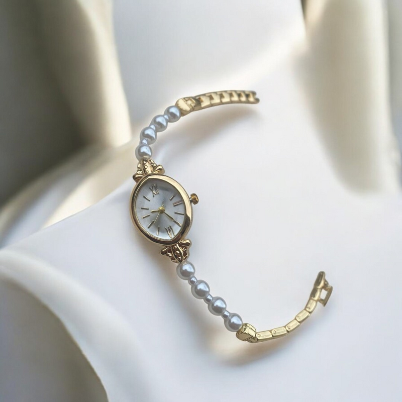 Elegant Pearl Watch