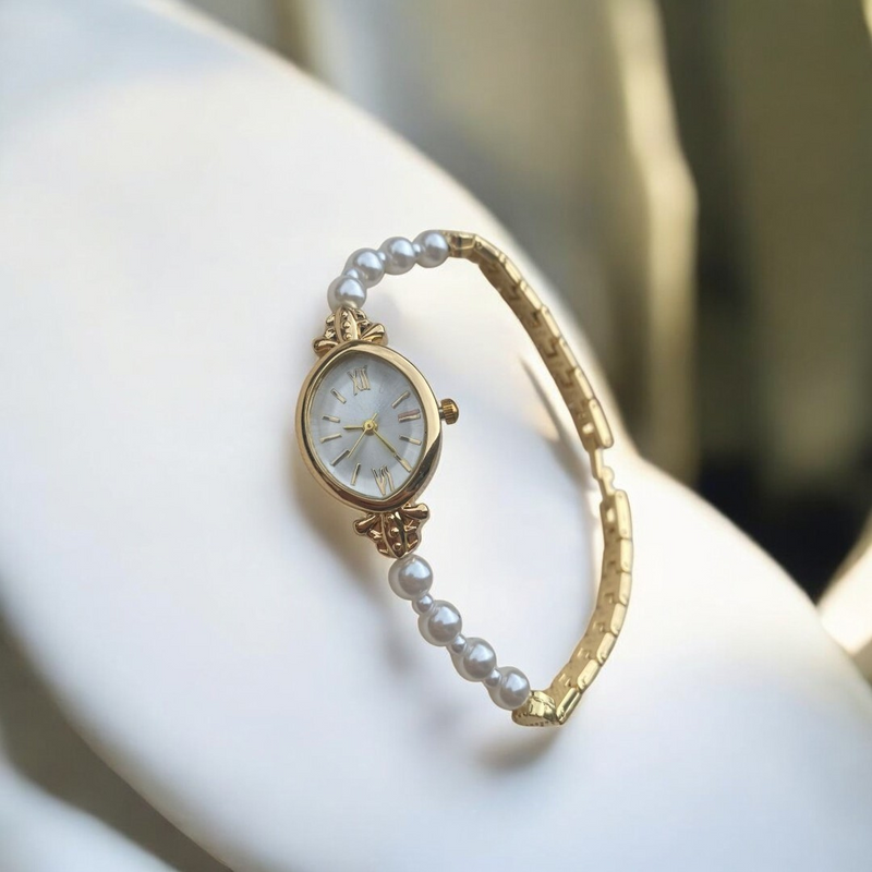 Elegant Pearl Watch